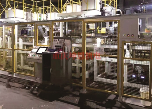 發動機缸體香蕉成人APP视频碗形塞自動塗膠、壓裝檢漏生產線(動力輥道線）