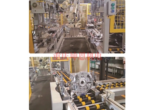 上缸體下缸體螺釘拆卸、檢漏、合箱生產線