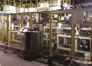 發動機缸體香蕉成人APP视频碗形塞自動塗膠、壓裝檢漏生產線(動力輥道線）