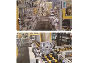 上缸體下缸體螺釘拆卸、檢漏、合箱生產線